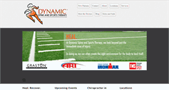 Desktop Screenshot of dynamicsportstherapy.com
